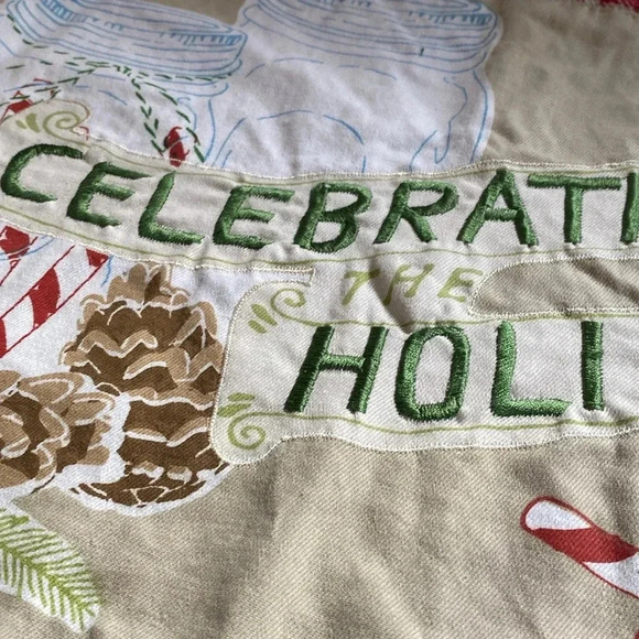 St. Nicholas Square Kohl’s Holiday Christmas Mason Jar Plaid Place Mat Decor - Picture 3 of 7